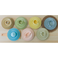 Тарелка мелкая &laquo;Акварель&raquo;, d=20 см, цвет голубой