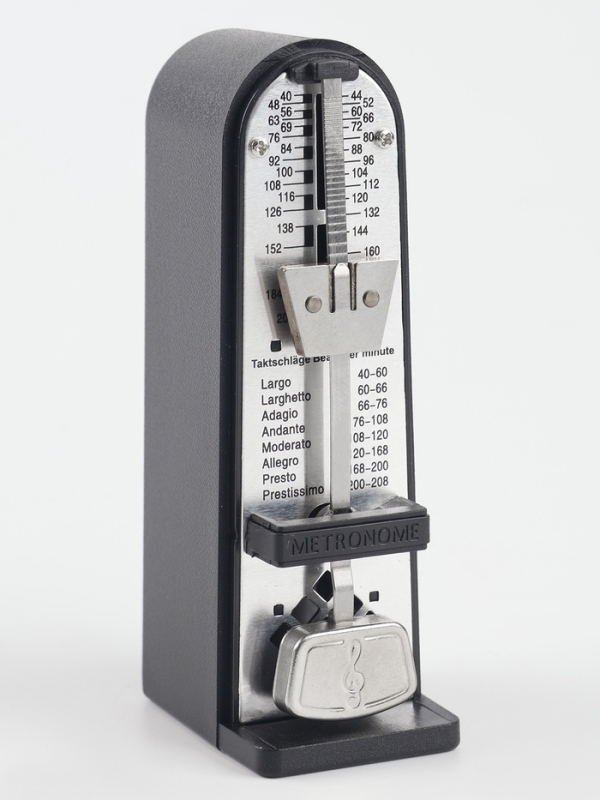 Метроном механический Music Life 5 х 3,5 х 11 см черный Метроном механический Music Life 5 х 3,5 х 11 см черный