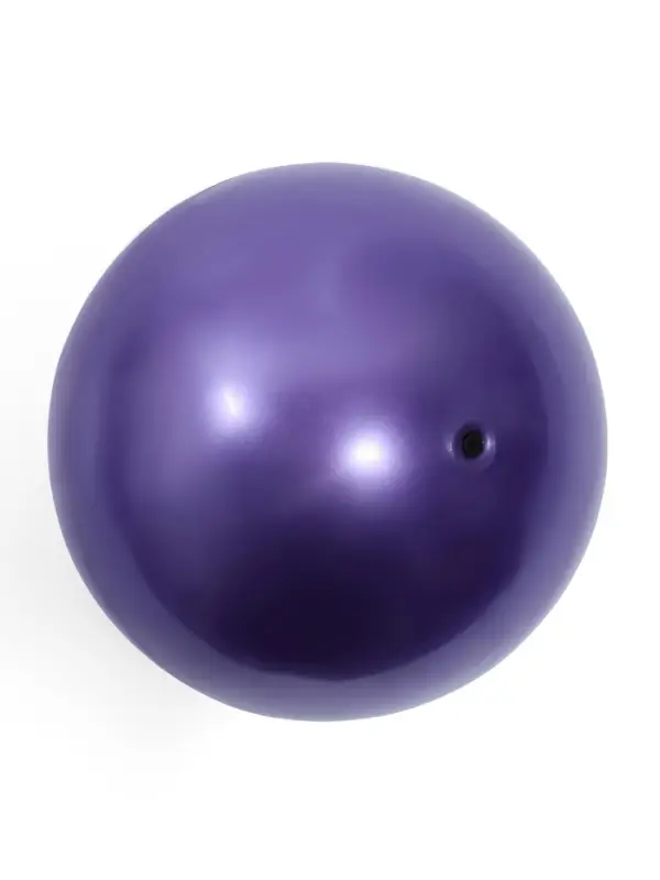 Мяч для художественной гимнастики FIG Металлик, диаметр 15см, цвет фиолетовый