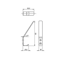 Крючок-вешалка №3, покрытие полимер