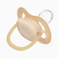 Светящаяся соска-пустышка анатомическая, силикон, от 6 мес., &laquo;Колоски&raquo;, цвет бежевый