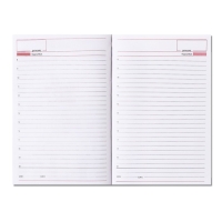 Ежедневник недатированный А5, 160 листов "Небраска", перфорация углов, красный Ежедневник недатированный А5, 160 листов "Небраска", перфорация углов, красный