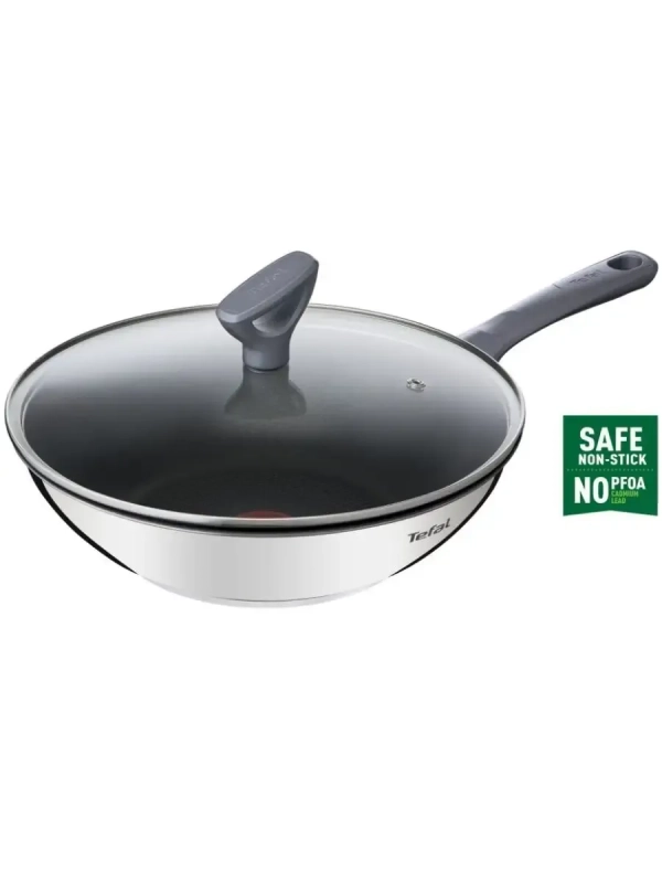 Сковорода вок с крышкой Daily Cook, G7309955, 28 см