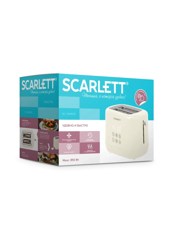 Тостер для хлеба с сенсорным управлением SC-TM11070