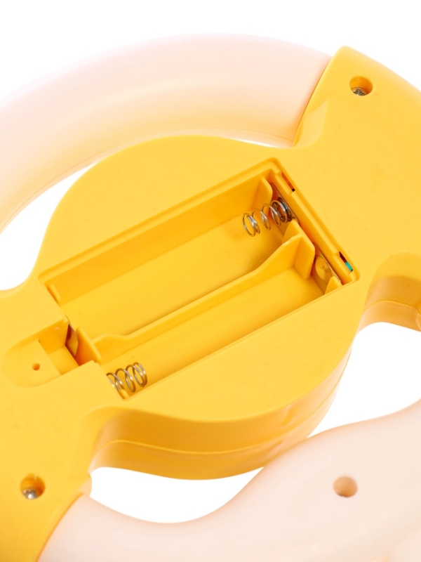 Музыкальный руль &laquo;Малыш зайчик&raquo;, звуковые и световые эффекты, жёлтый