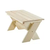 Лавка деревянная складная из липы "Добропаровъ" 60х30х30 см, для бани