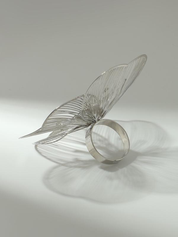 Кольцо «Цветок» стразинка, безразмерное, цвет серебро Кольцо «Цветок» стразинка, безразмерное, цвет серебро