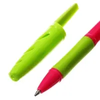 Ручка шариковая Berlingo Tribase grip fuze, стержень синий 0.7 мм, грип, корпус МИКС