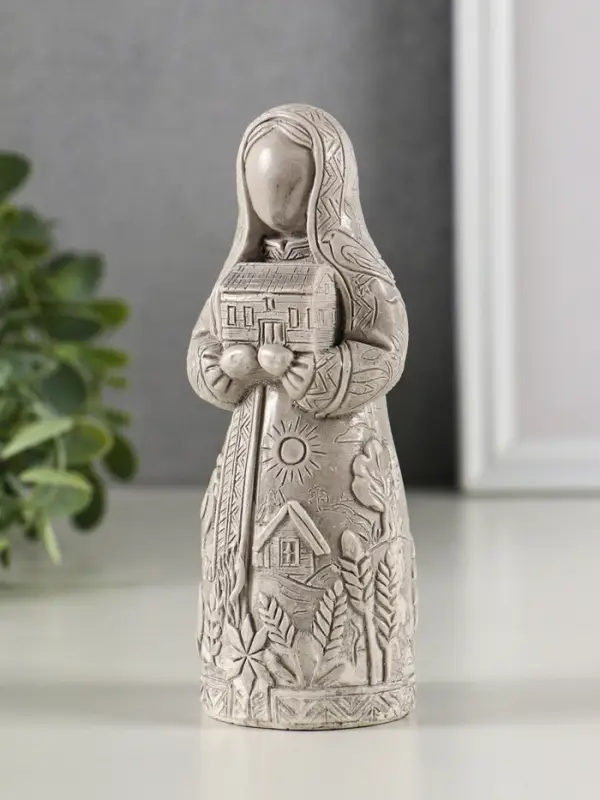 Фигура гипс "Берегиня Материнской Земли" 13х6 см, под камень