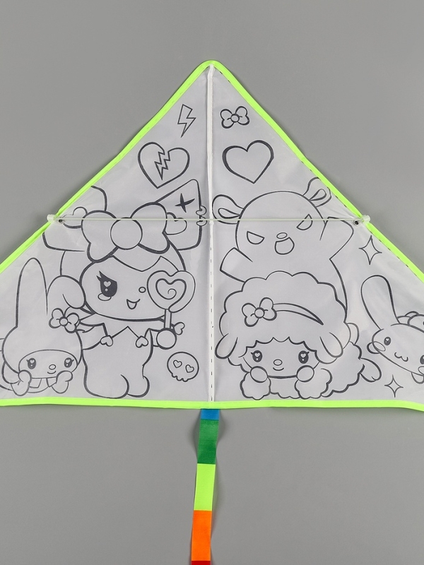 Funny toys Воздушный змей - раскраска,кролик и друзья, 80 см