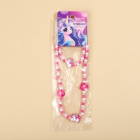 Бижутерия &laquo;Волшебной девчуле&raquo; набор для девочек: браслет и бусы, 7 х 9 см