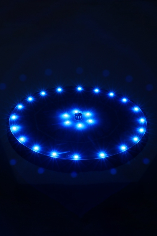 Фонтан на солнечной батарее,  h=0,55 метра, 180 л/ч, 7 Вт,  LED-подсветка, JT-180-26LED