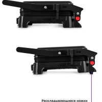 Электрогриль 2000Вт панель барбекю КТ-1655