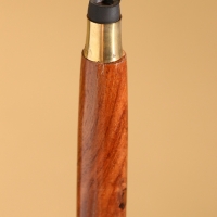 Трость деревянная, шишам, латунь 94 см