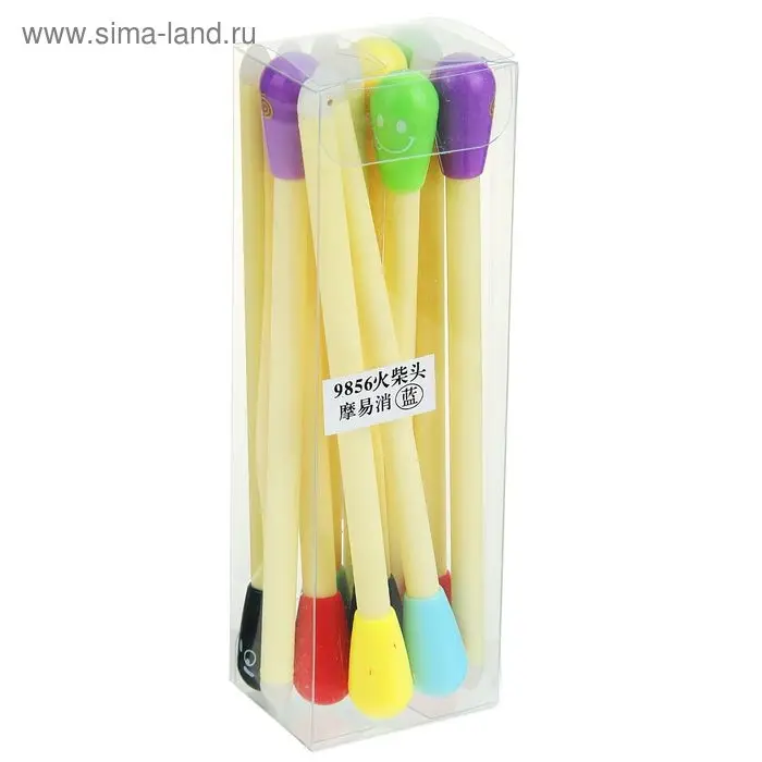 Ручка - прикол Calligrata &laquo;Спичка&raquo;, гелевая, МИКС