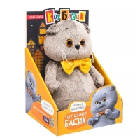 Мягкая игрушка "Басик в галстуке-бабочке "Мультсериал", 19 см Ksm19-001