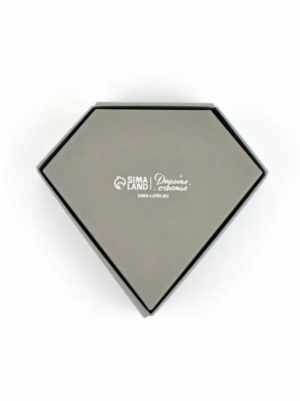 Коробка подарочная под бижутерию &laquo;Серая, тиснение&raquo;, 10 х 9 х 3.5 см