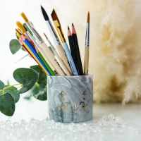 Горшок для цветов керамический с тиснением, кашпо «Котик», 8 х 7,5 см Горшок для цветов керамический с тиснением, кашпо «Котик», 8 х 7,5 см