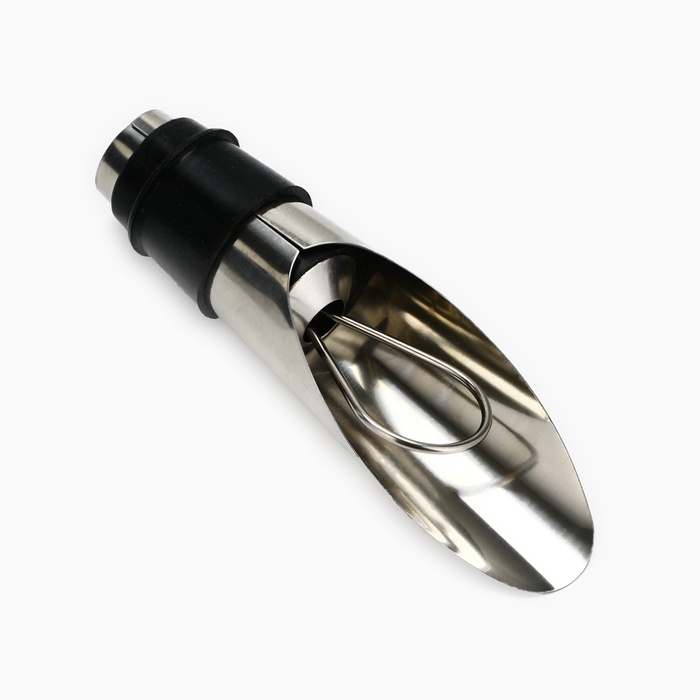 Подарочный набор для вина мини: аэратор, штопор, каплеуловитель для бутылки вина &laquo;Wine&raquo;, 20 х 10 см