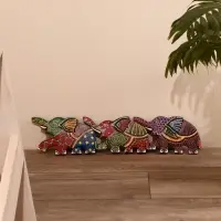 Панно декоративное &laquo;Три слона&raquo;, 50&times;13&times;1.5 см, МИКС