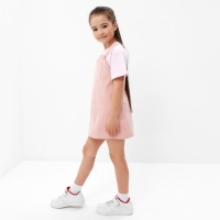 Сарафан джинсовый KAFTAN р. 34 (122-128), розовый Сарафан джинсовый KAFTAN р. 34 (122-128), розовый