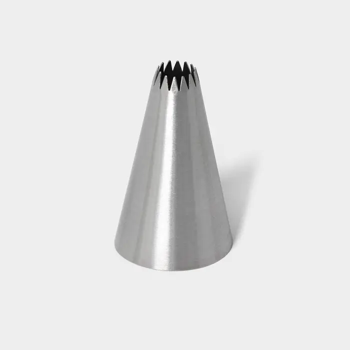 Насадка кондитерская &laquo;Французская звезда&raquo;, d=3 см, выход 1 см, нержавеющая сталь