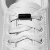 Фиксатор для шнурков, пара, d = 8 мм, 1,8 см, цвет чёрный Фиксатор для шнурков, пара, d = 8 мм, 1,8 см, цвет чёрный