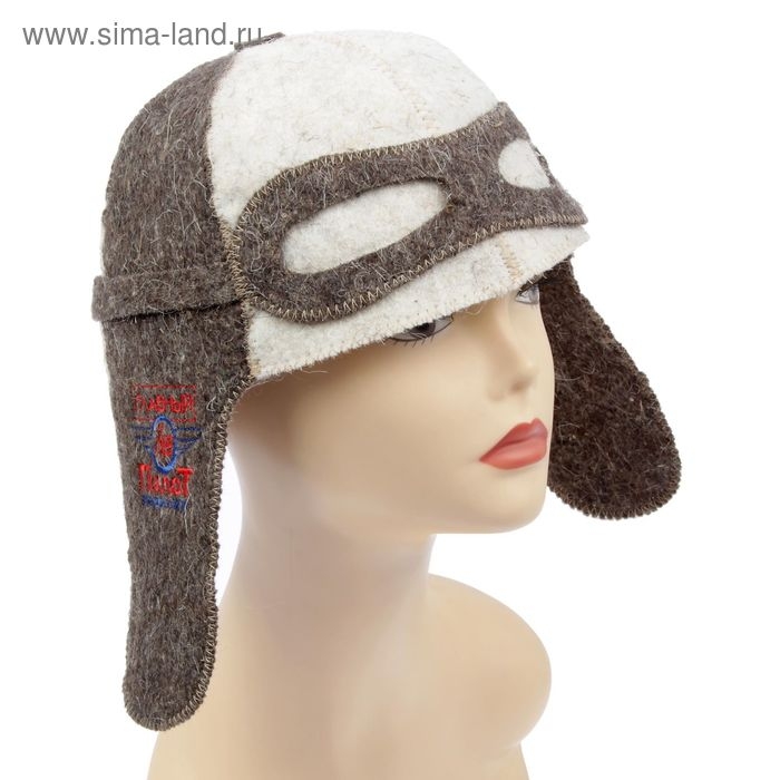 Шапка банная пилот Шапка банная пилот "Главный пилот"