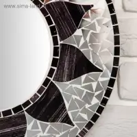 Панно зеркальное "Цветок" 40х1х40 см