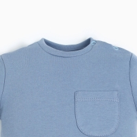 Футболка Крошка Я Street style, рост 68-74 см, голубой Футболка Крошка Я Street style, рост 68-74 см, голубой