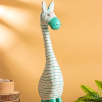 Сувенир «Зебра», 13×7×52 см, дерево, бело-бирюзовый Сувенир «Зебра», 13×7×52 см, дерево, бело-бирюзовый