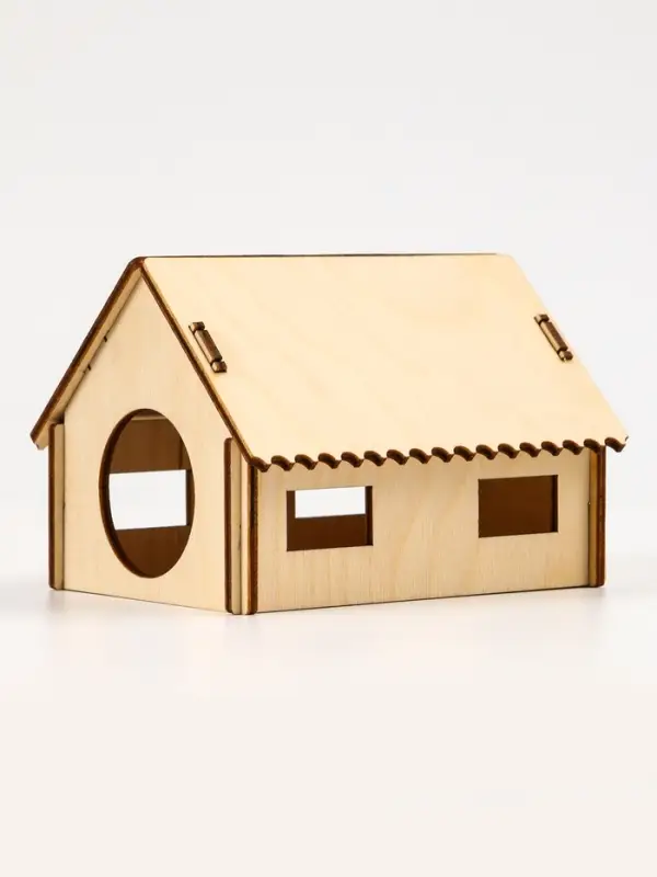 Домик для грызунов, 11,9 х 10 х 8,3 см