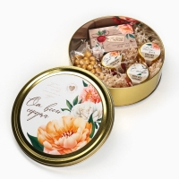 Подарочный набор &laquo;Почта&raquo;: крем-мед, чай, орехи в шоколаде