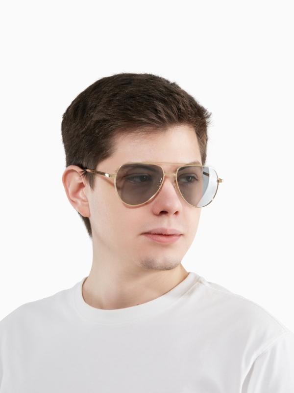 Очки солнцезащитные фотохромные, uv 400, дужка 14.3 см, ширина 13.7 см, линза 5.3 х 5.7 см 107979 Очки солнцезащитные фотохромные, uv 400, дужка 14.3 см, ширина 13.7 см, линза 5.3 х 5.7 см 107979