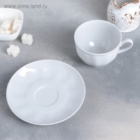 Чайная пара фарфоровая «Гранатовый», 250 мл, чашка d=9,2 см, бдюдце d=15 см Чайная пара фарфоровая «Гранатовый», 250 мл, чашка d=9,2 см, бдюдце d=15 см