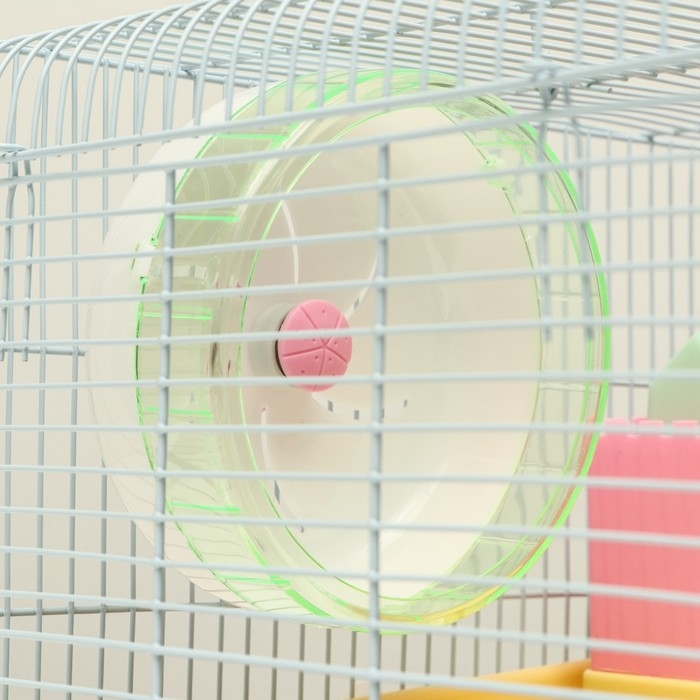 Клетка для грызунов "Пижон", укомплектованная с замком, 37 х 27 х 30 см, коричневая