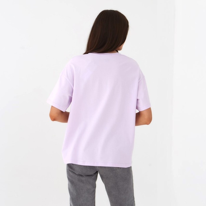 Футболка женская MIST basic, L-XL, лиловый Футболка женская MIST basic, L-XL, лиловый