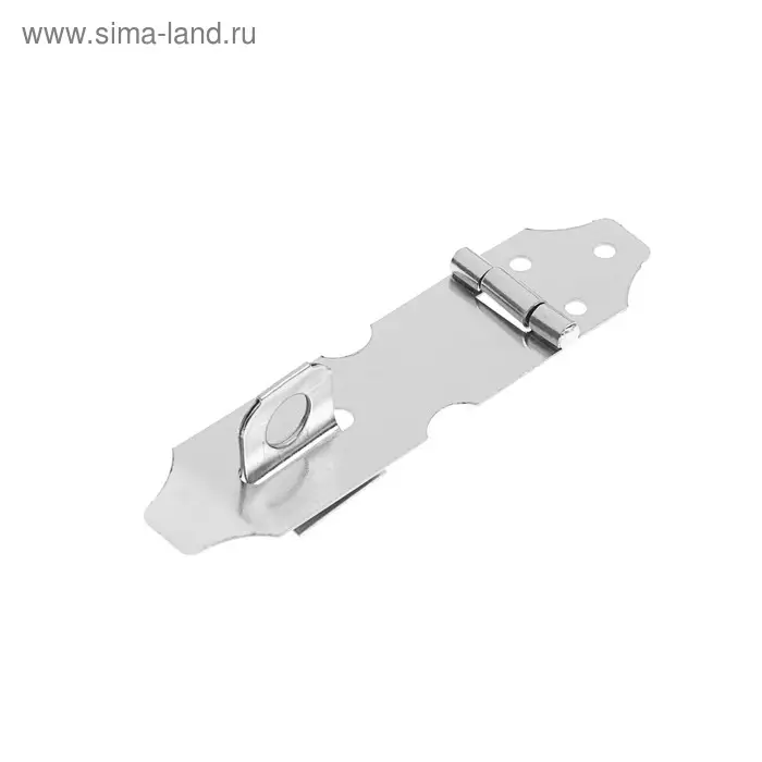 Накладка с проушиной для навесного замка, 75 мм, нержавеющая сталь