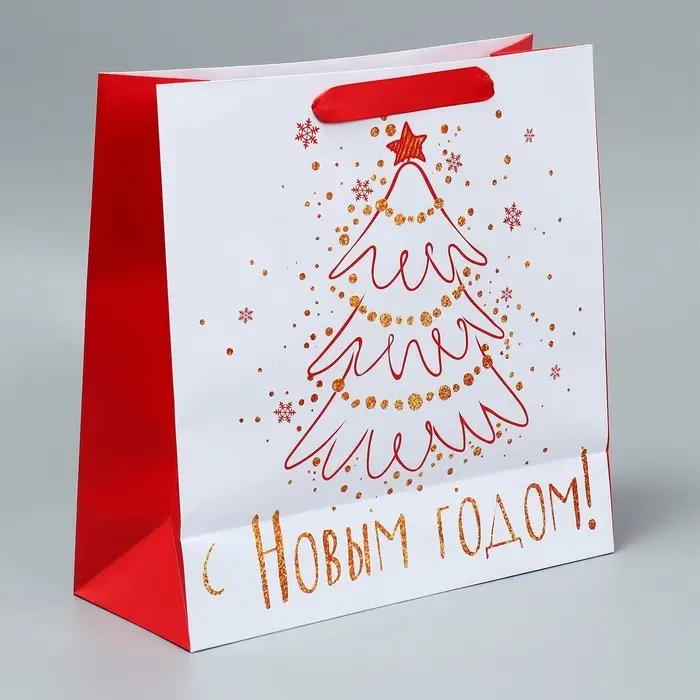 Набор пакетов ламинированных &laquo;Снежного Нового года&raquo;