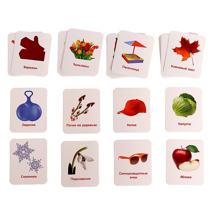 Сортер &laquo;Изучаем времена года&raquo; с карточками Домана