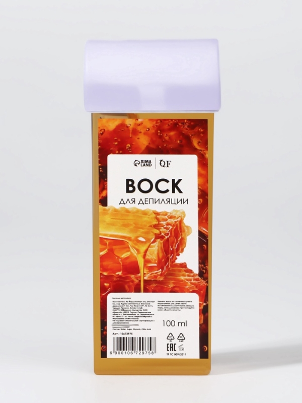 Воск для депиляции в картридже Мёд 100мл накл QF Воск для депиляции в картридже Мёд 100мл накл QF