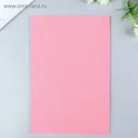 Фоамиран глиттерный Magic 4 Hobby 2 мм  цв. розовый, 20х30 см