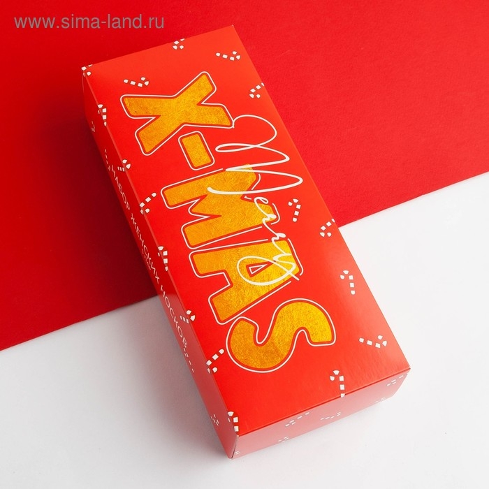 Набор женских носков "X-MAS" размер 36-40 (23-25 см), 5 пар