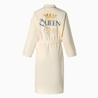 Халат махровый женский Queen размер 50-52, 100% хлопок Халат махровый женский Queen размер 50-52, 100% хлопок