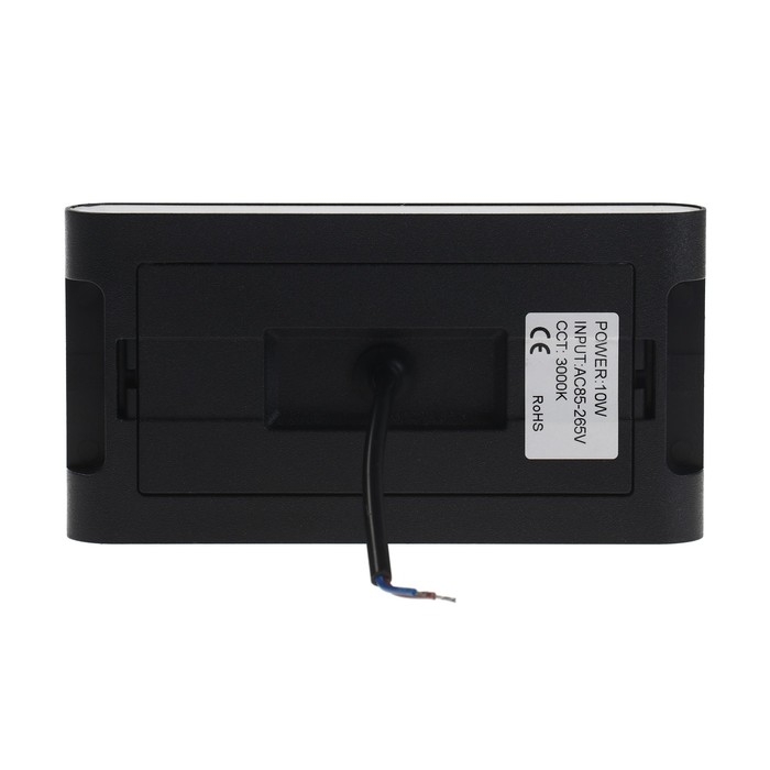 Светильник фасадный &laquo;Гловер&raquo;, FSD-085, 10 Вт, 3000К, IP65, 220 В, пластик, черный