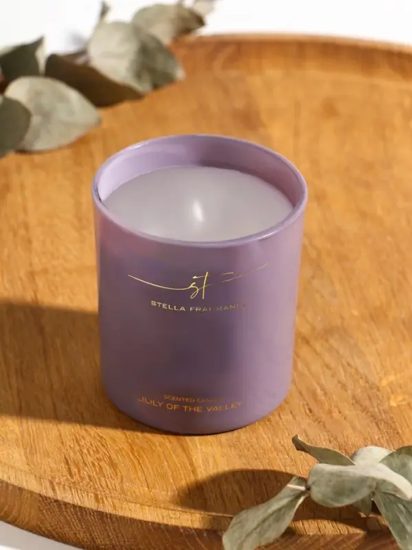 Свеча ароматическая Stella Fragrance 160 гр, Lily of the valley