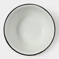 Миска 0.8л (белая)Цветное печенье