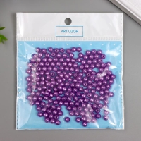 Бусины для творчества пластик "Глициниевый" набор 200 шт d=0,6 см Бусины для творчества пластик "Глициниевый" набор 200 шт d=0,6 см