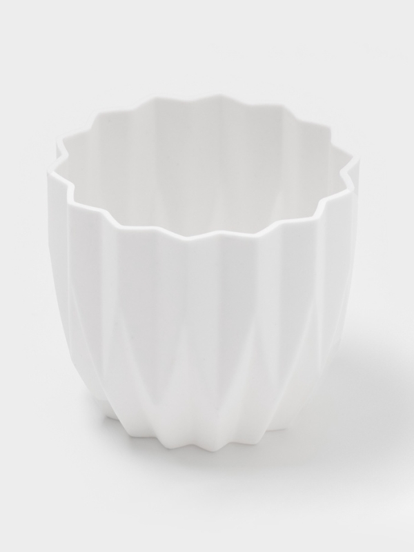 Кашпо "Stellar" 9,2х9,2х8 см, цвет белый