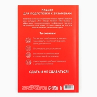 Планинг для подготовки к экзаменам, А5 60 л. Мягкая обложка «Красный» Планинг для подготовки к экзаменам, А5 60 л. Мягкая обложка «Красный»